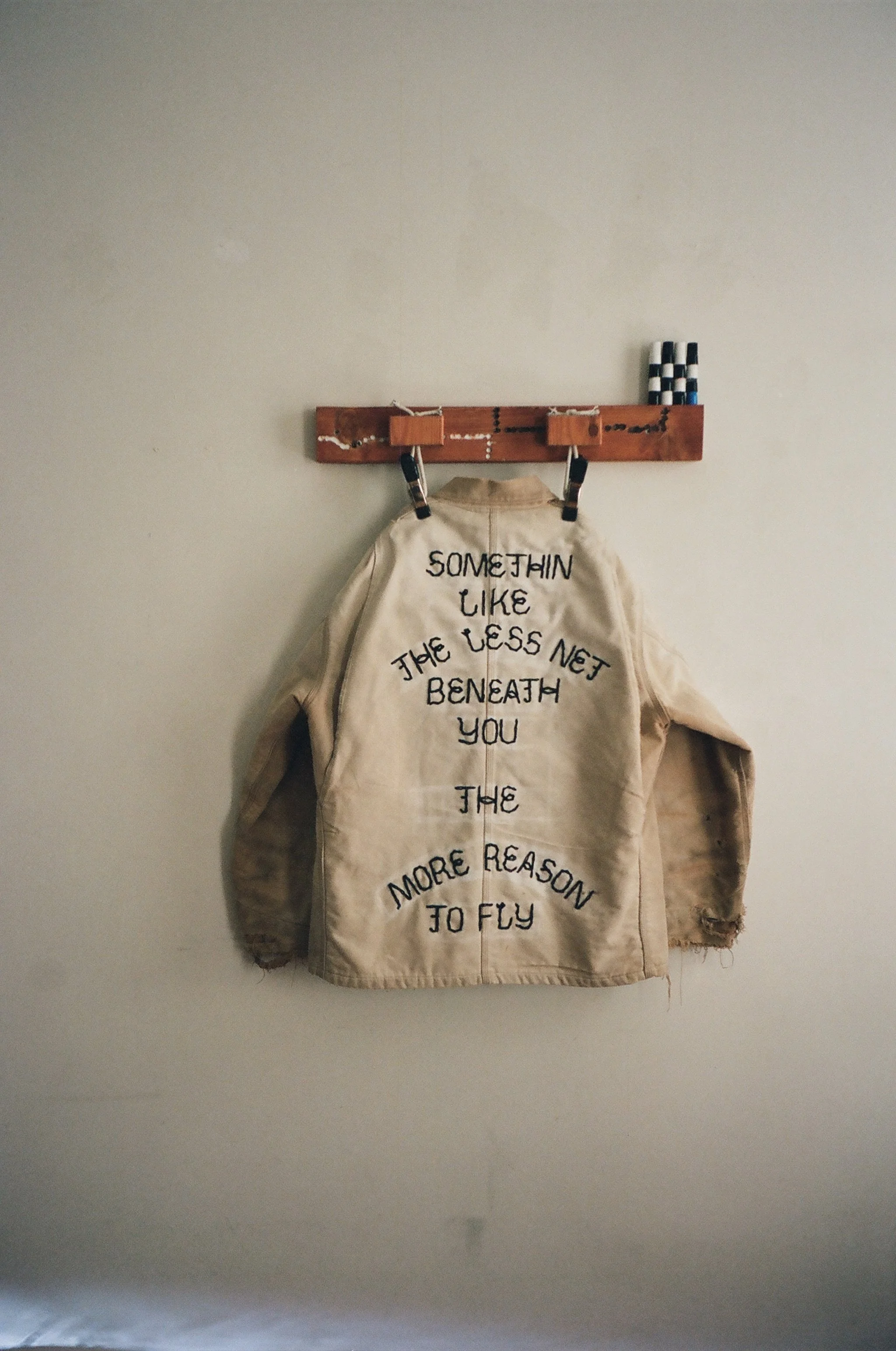 The Less Net Beneath You ✷ 41" H  33" W  1.5" D 