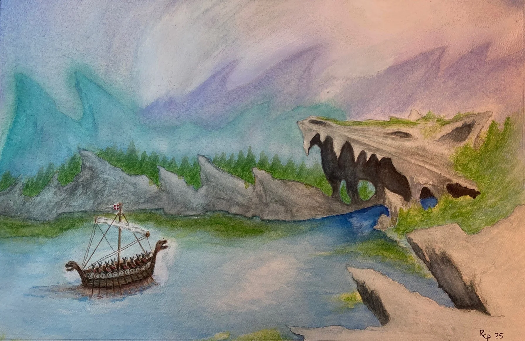 Barghest Landing - Watercolor