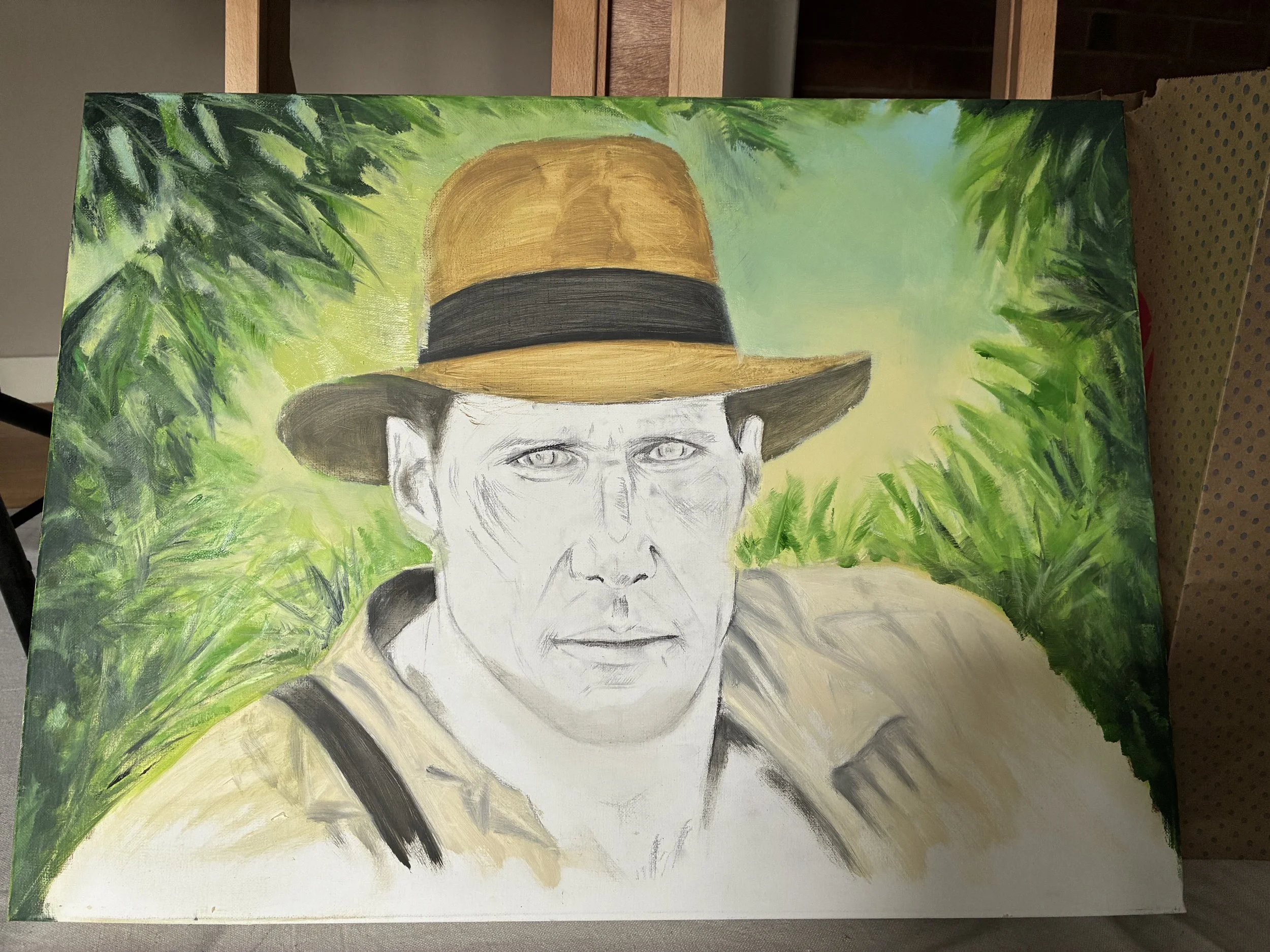 In progress - oil on canvas