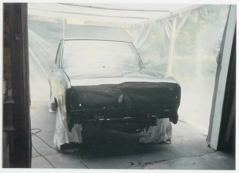 Base coat on the Ford Ranger