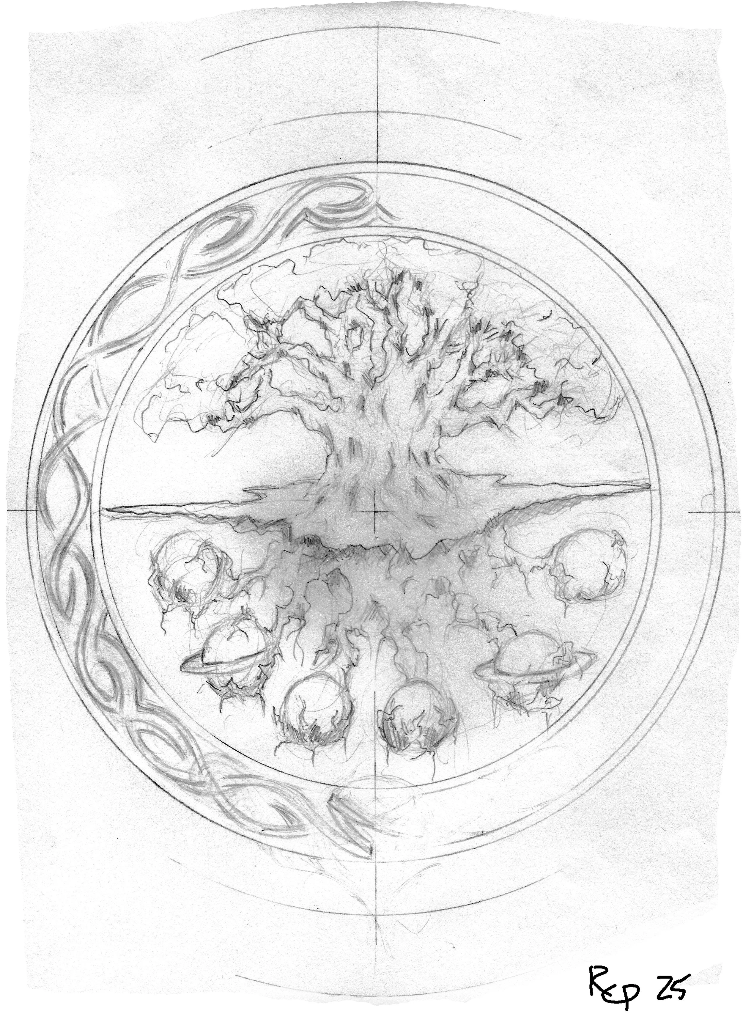 Yggdrasil - Pencil