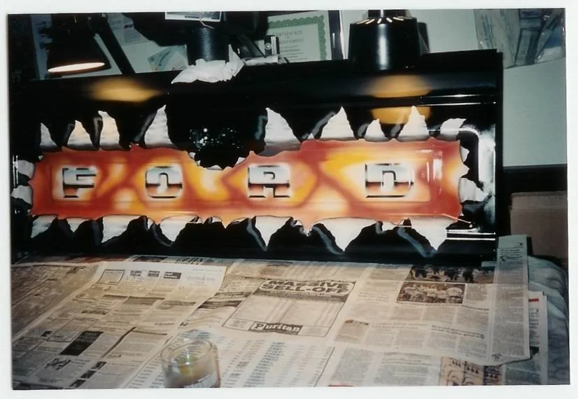 Ranger tailgate in process