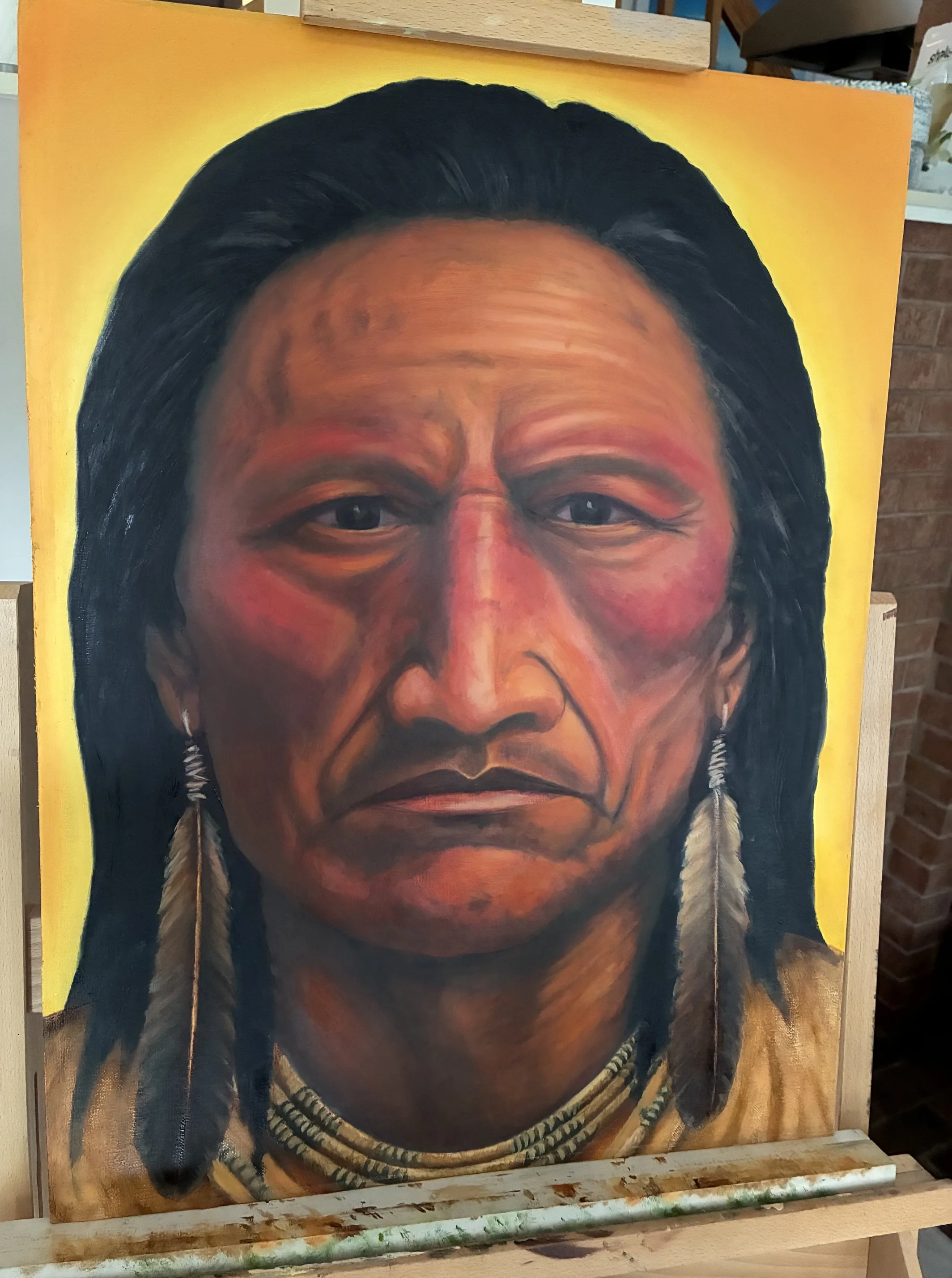 In progress - oil on canvas