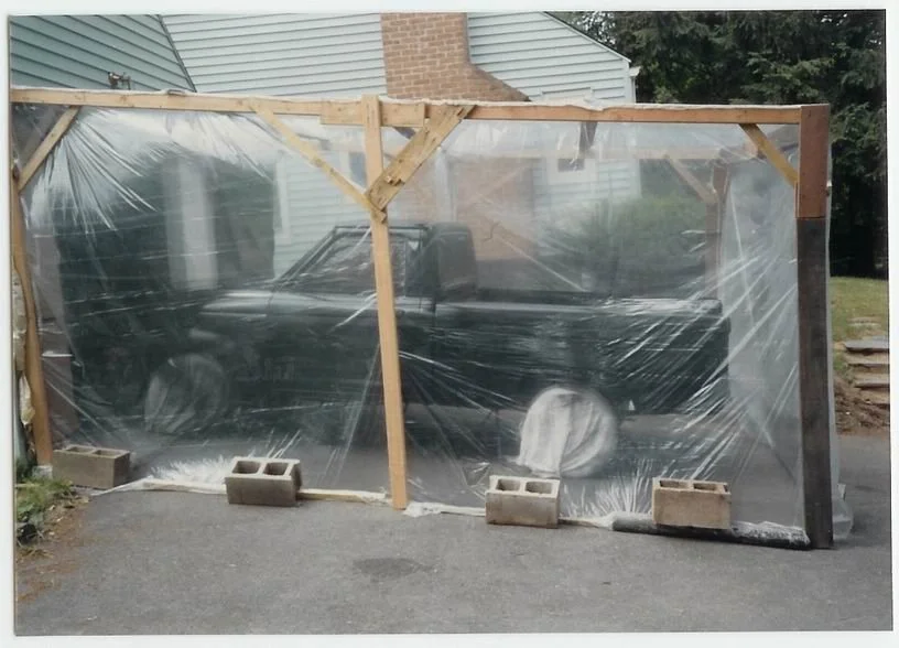 Temporary Spray Booth