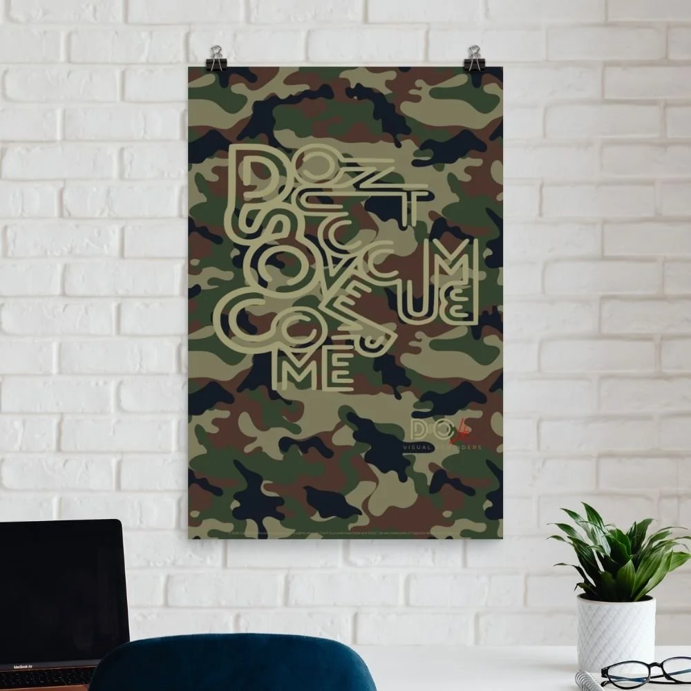 DSOC Distorted Camo Poster