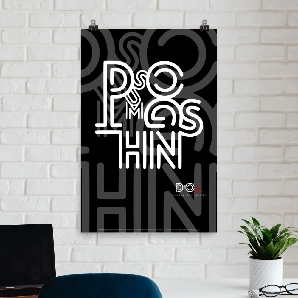 DSOC Sum Things Black Poster
