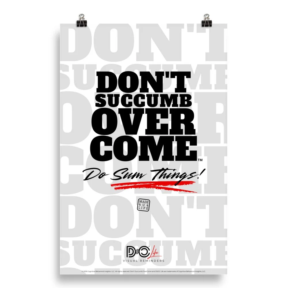 DSOC Bold Things White Poster