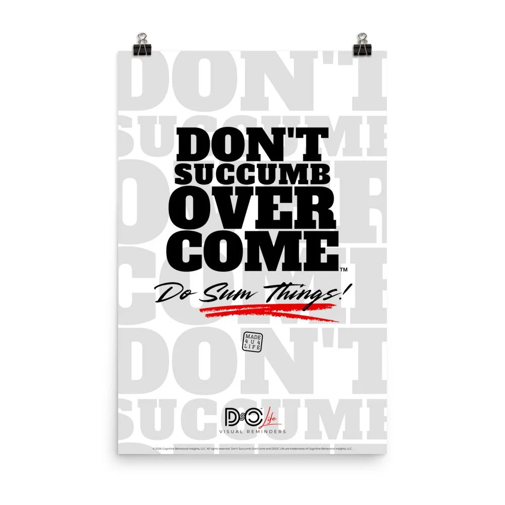 DSOC Bold Things White Poster