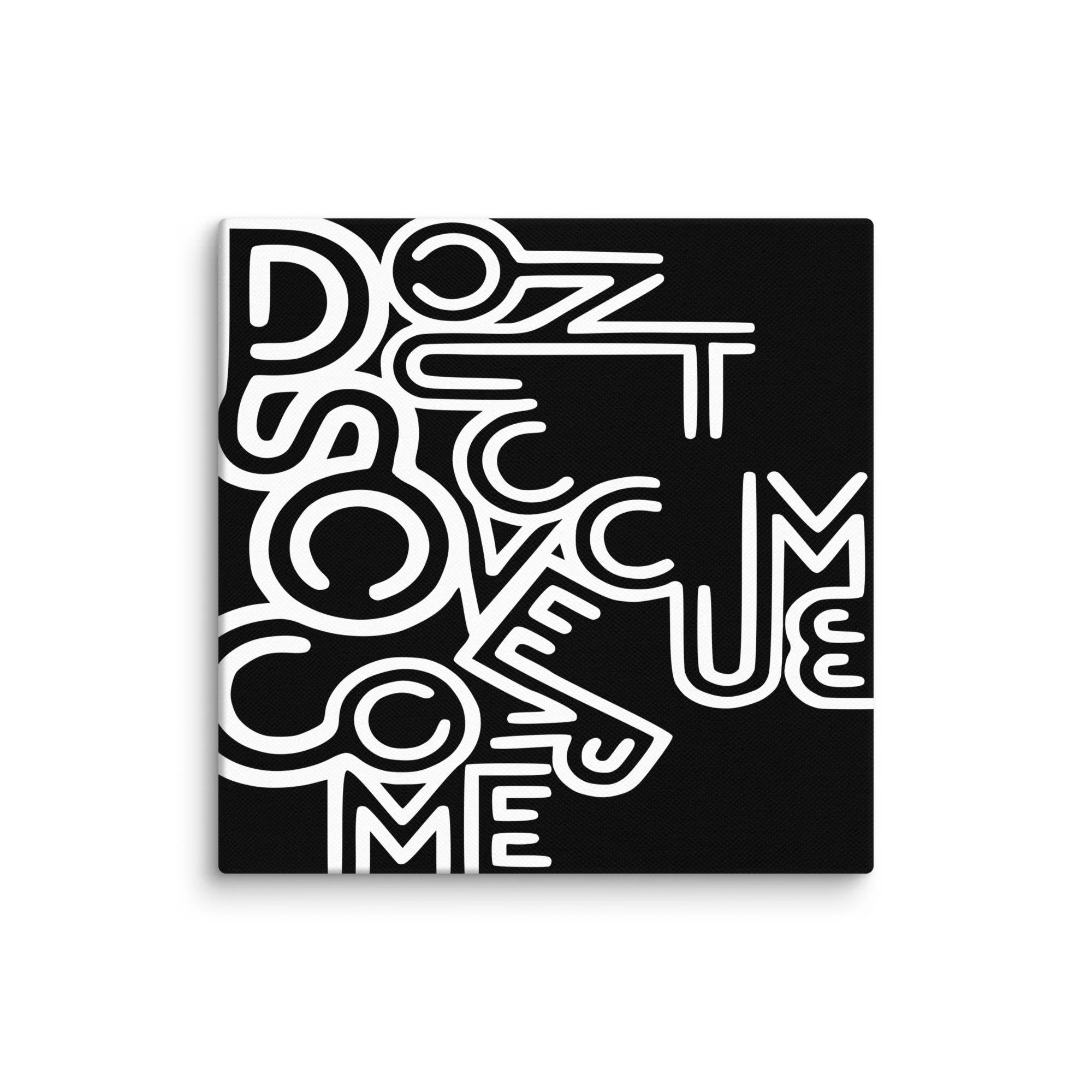 DSOC Distorted Black 16 Canvas