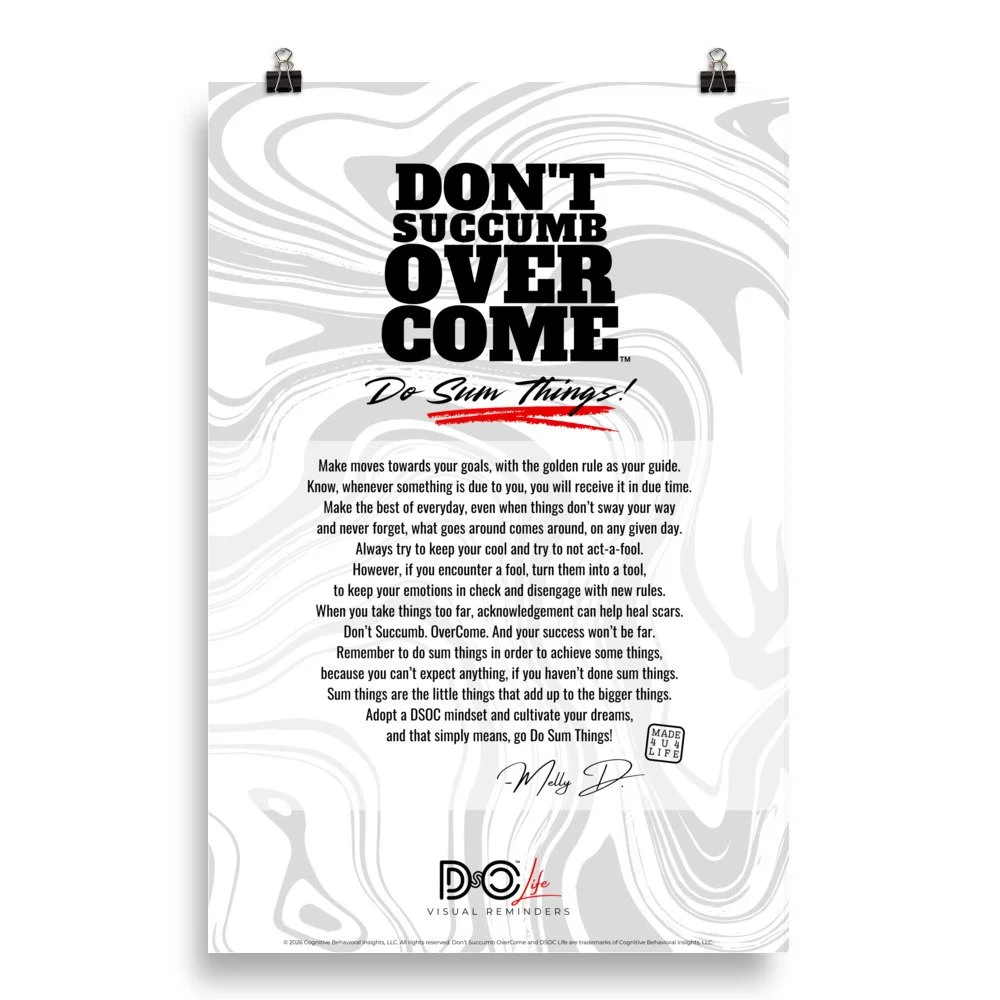 DSOC The Poem White Poster