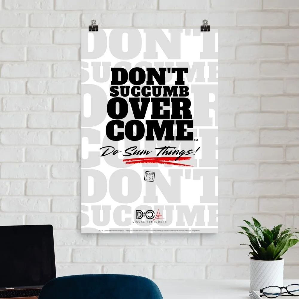 DSOC Bold Things White Poster