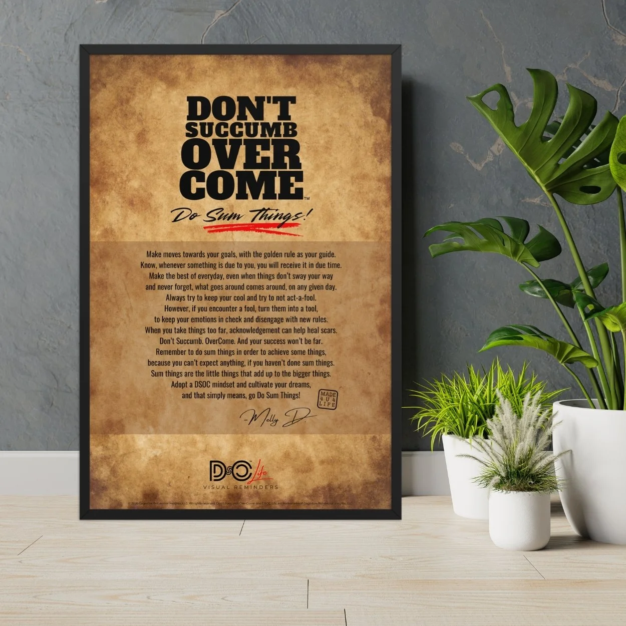 DSOC The Poem Papyrus Framed Poster.jpg