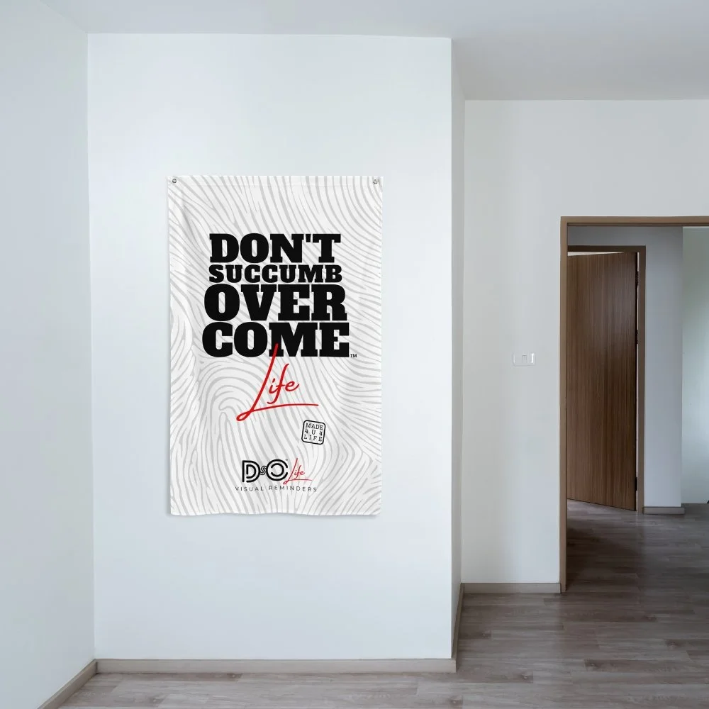 DSOC Original Life White Wall Flag