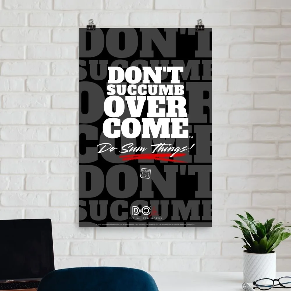 DSOC Bold Things Black Poster