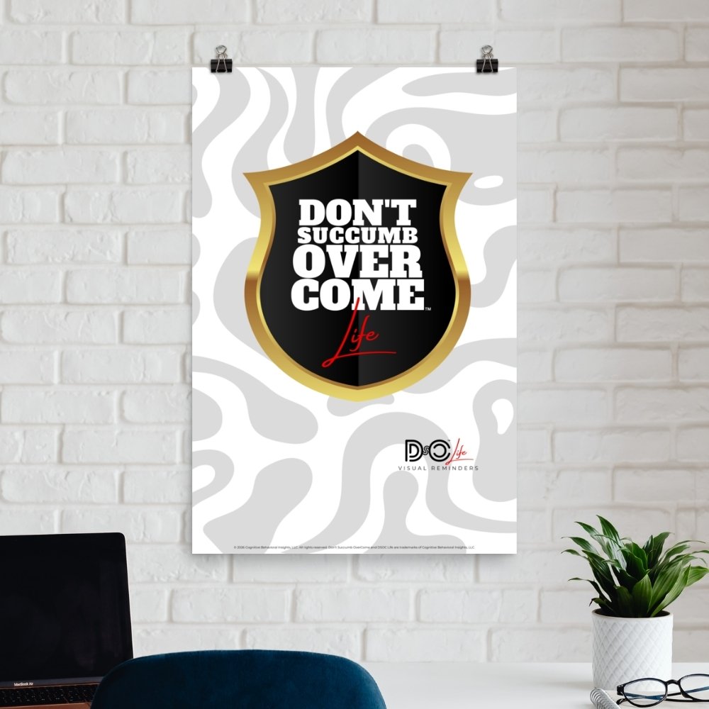 DSOC Life Shield White Poster