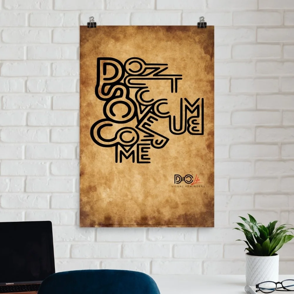 DSOC Distorted Papyrus Poster