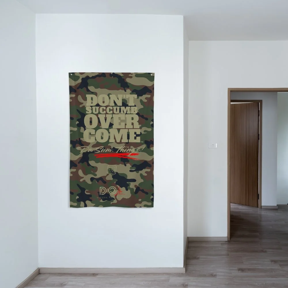 DSOC Bold Things Camo Wall Flag