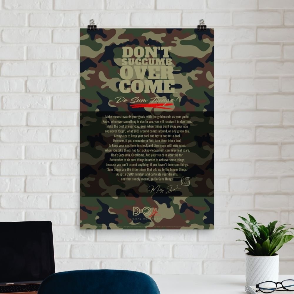 DSOC The Poem Camo Poster