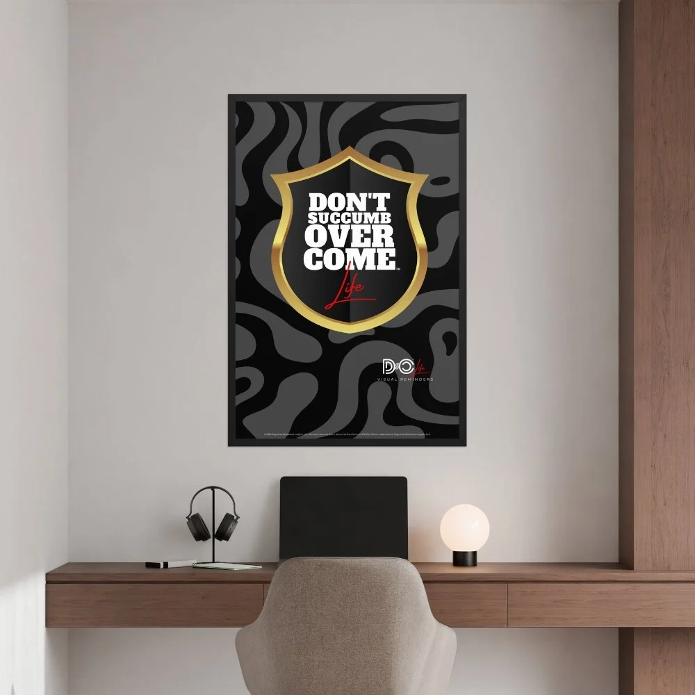 DSOC Life Shield Black Framed Poster