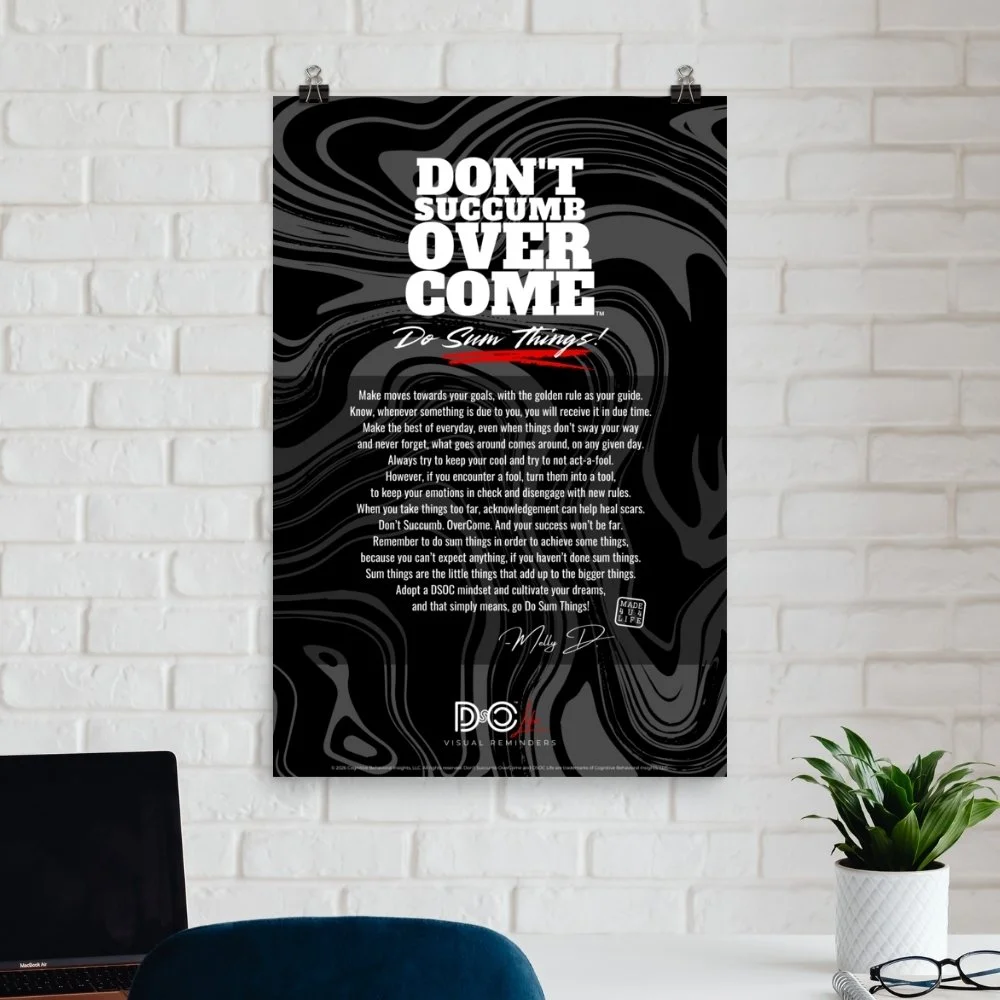 DSOC The Poem Black Poster