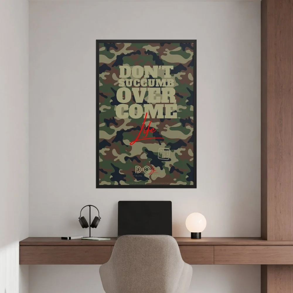 DSOC Original Life Camo Framed Poster