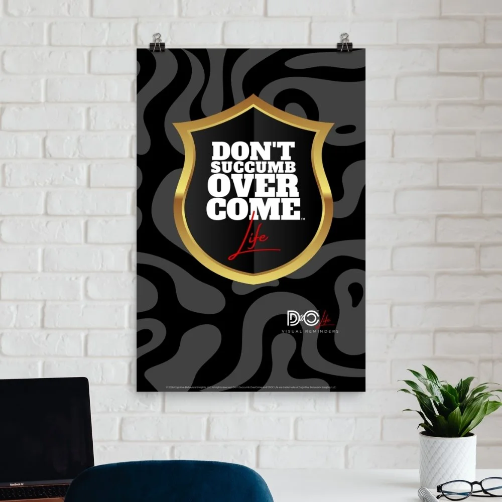 DSOC Life Shield Black Poster