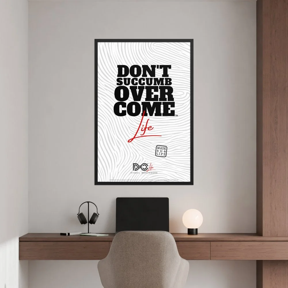 DSOC Original Life White Framed Poster