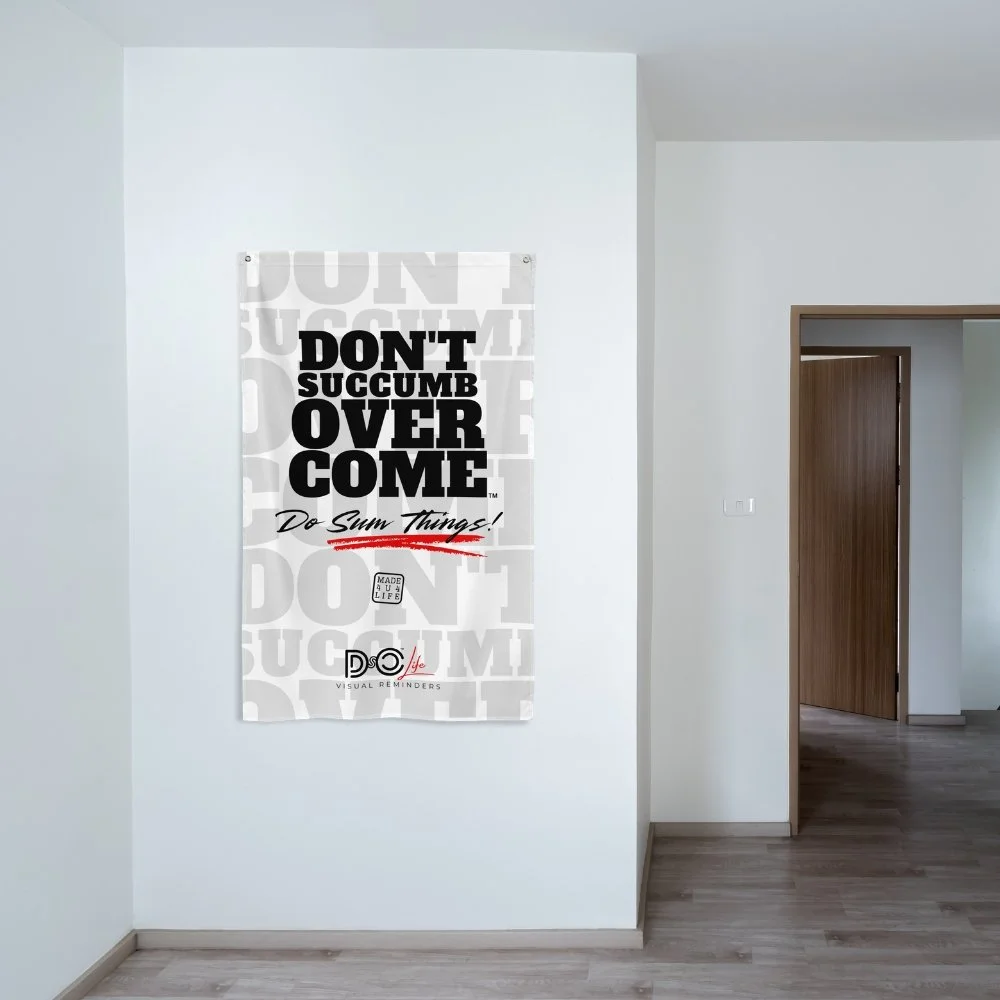 DSOC Bold Things White Wall Flag