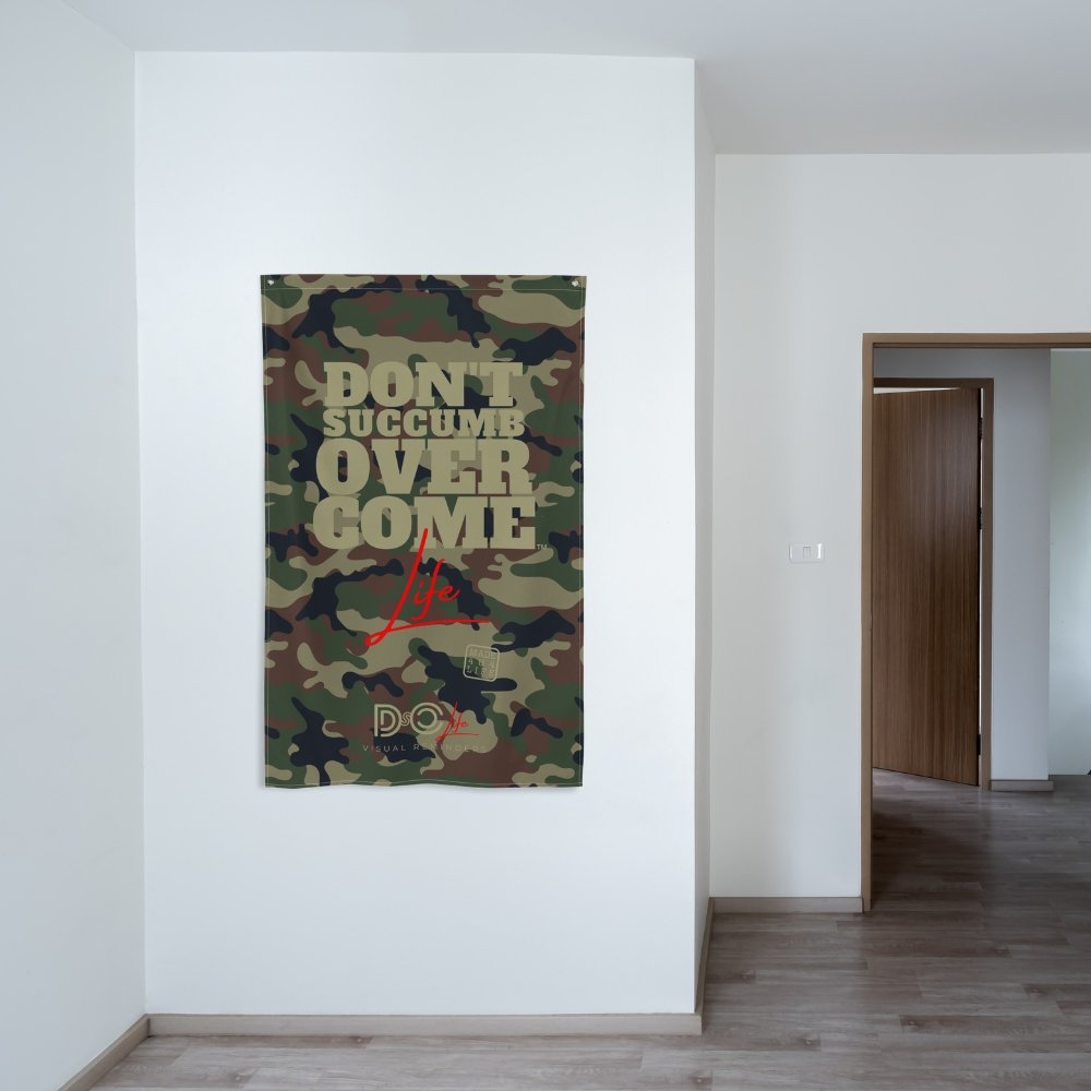 DSOC Original Life Camo Wall Flag