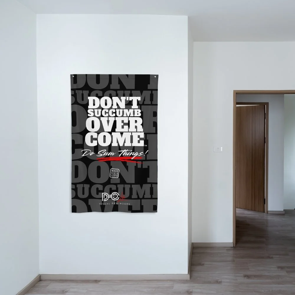DSOC Bold Things Black Wall Flag