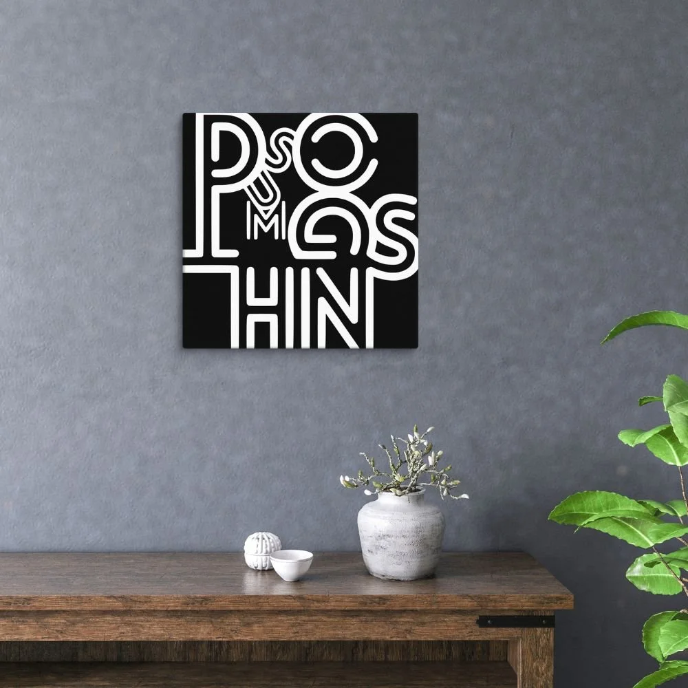 DSOC Sum Things Black 16 Canvas