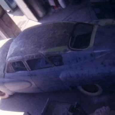 Tucker #51, the last Tucker ever produced. There are 46 left in existence. Recently one sold at Barrett Jackson for $2.9 million. In 1988, Joe Sulpy restored the body for Chick De Lorenzo of Butler, NJ. The car is currently owned by the grandson of P