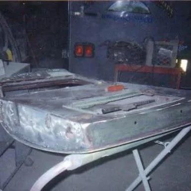 Tucker #51, the last Tucker ever produced. There are 46 left in existence. Recently one sold at Barrett Jackson for $2.9 million. In 1988, Joe Sulpy restored the body for Chick De Lorenzo of Butler, NJ. The car is currently owned by the grandson of P