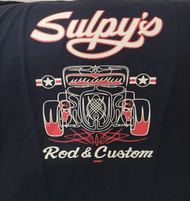 Color Rod & Custom Crew Neck T-Shirt