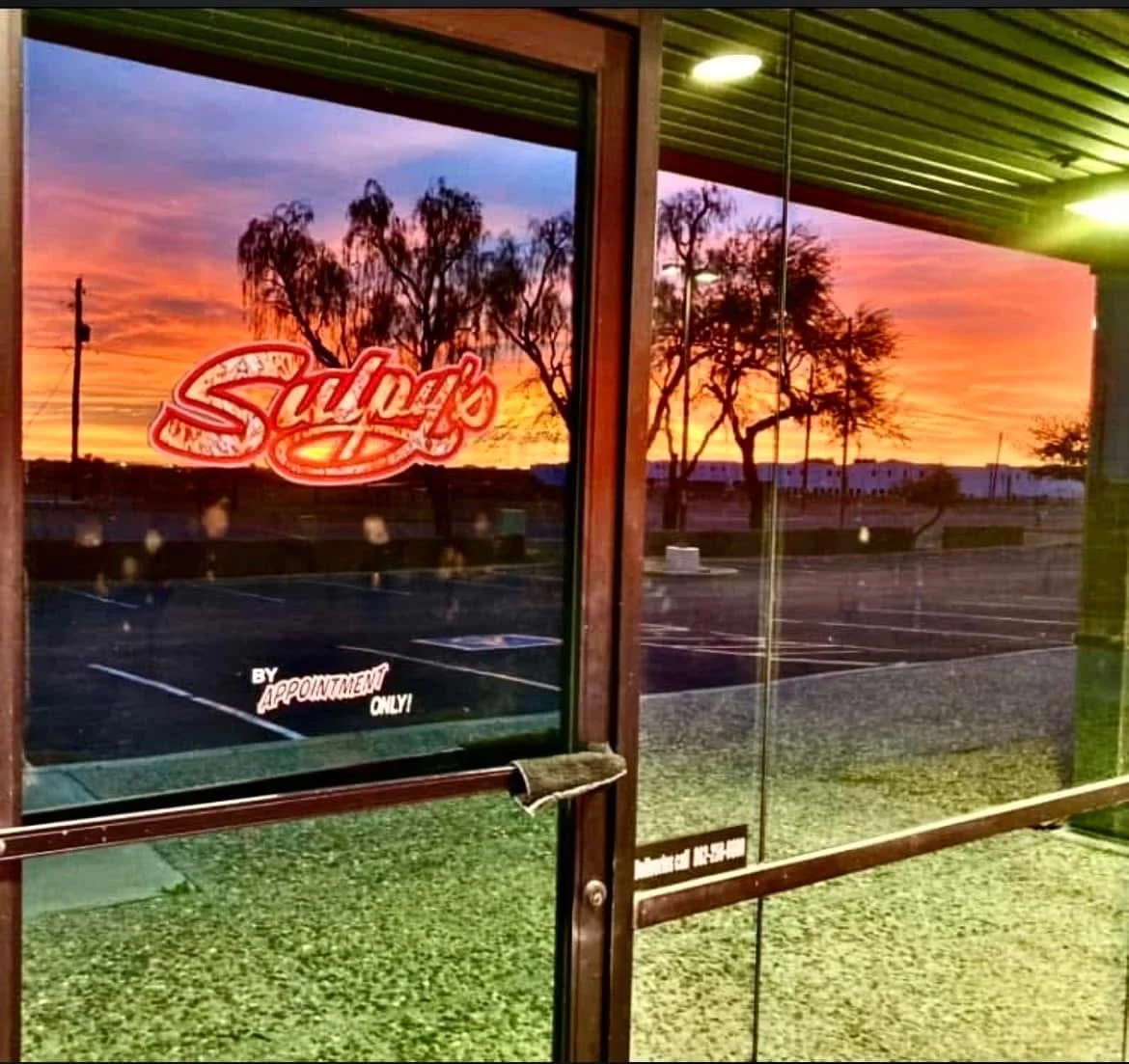 Shop Entrance at Joe Sulpy's Custom Cars 