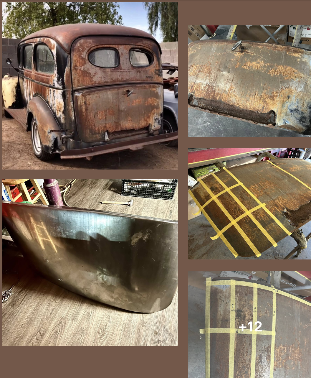 Reproducing a ‘42 Chevy Suburban tailgate skin. This one is going to take a few posts. Starting off is the templates and fabricating the new skin.