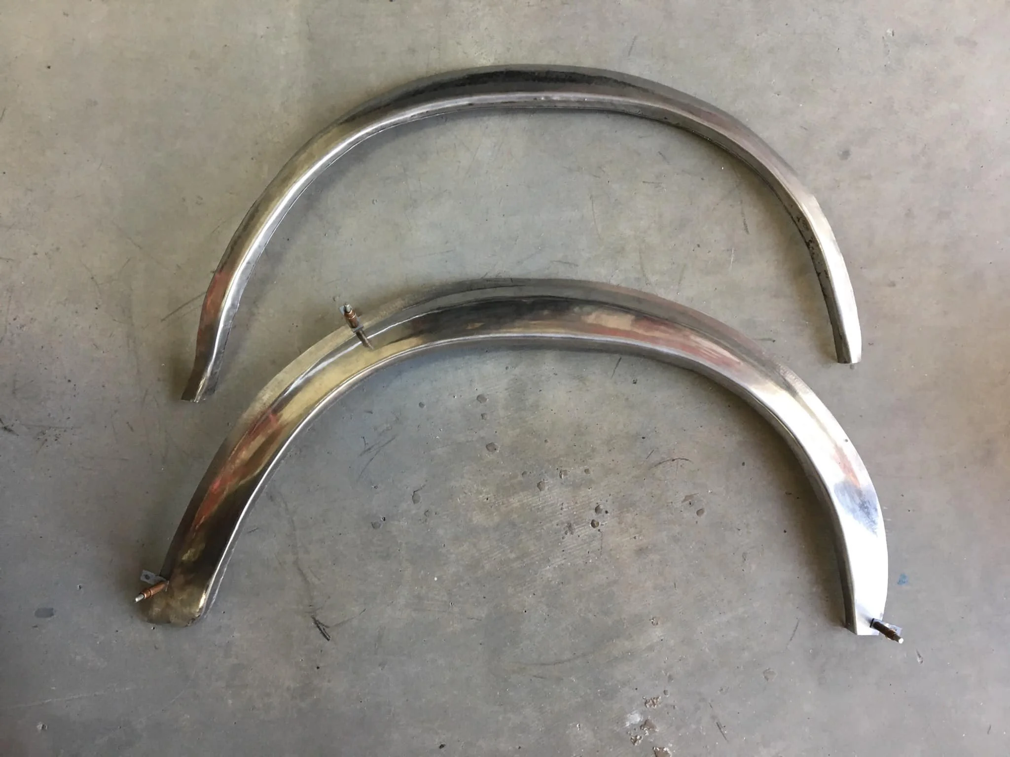 Wheel house extension above, quarter panel flair below.