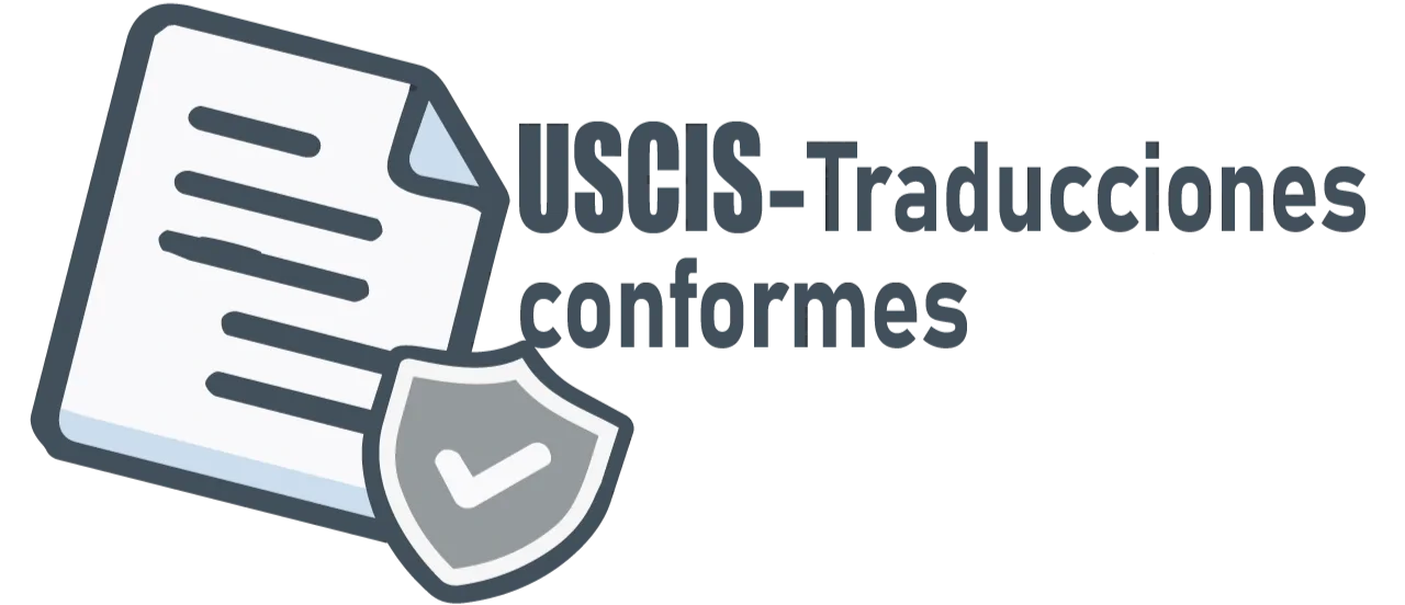 Icono de documento de traducción certificada aprobado por USCIS, aceptación garantizada.