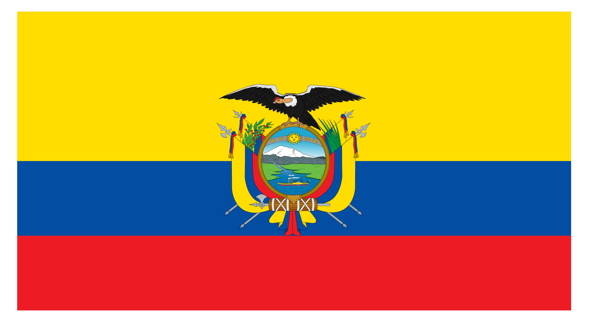 Ecuadorian flag for certified translation services.