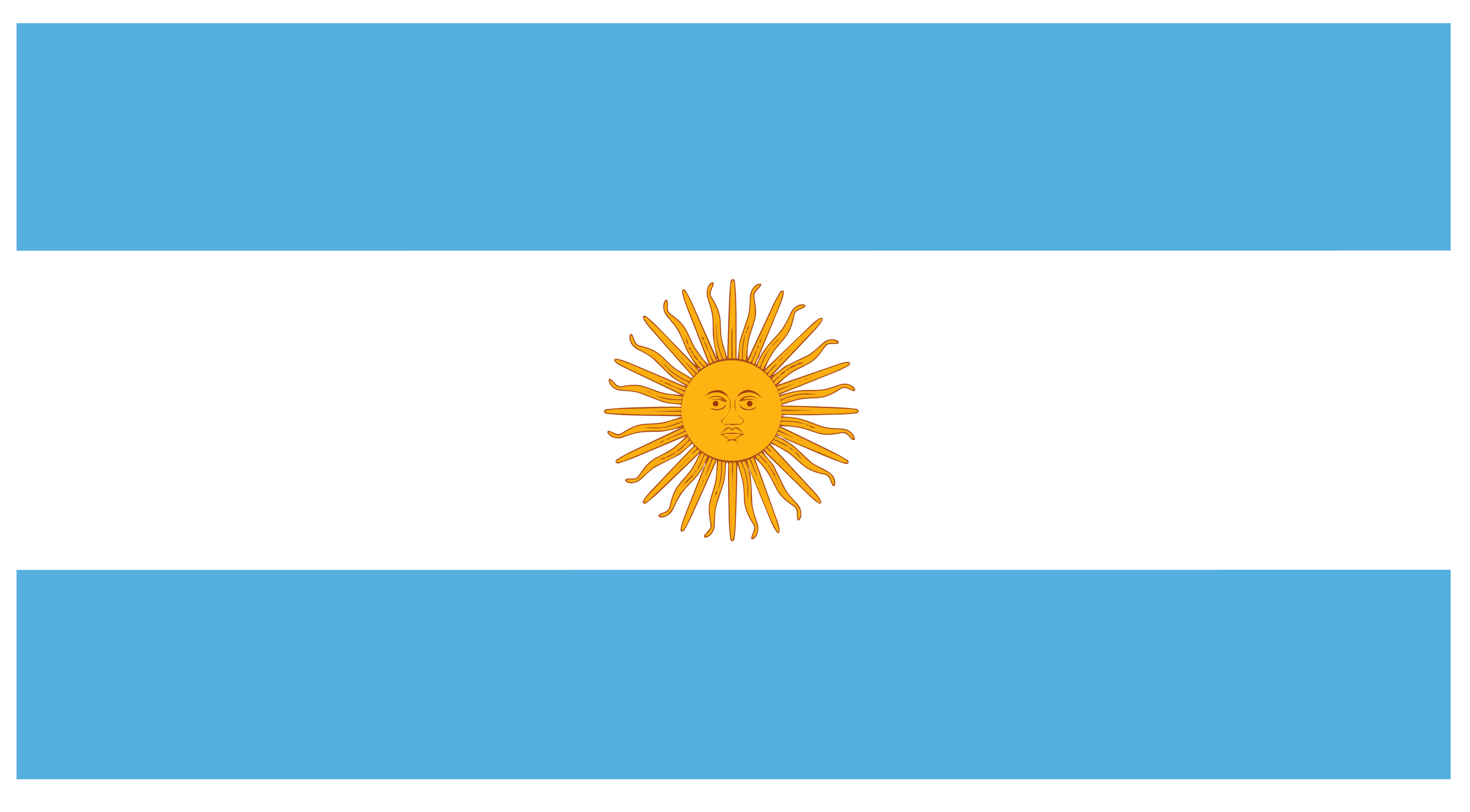 Argentinian flag for certified translation services.