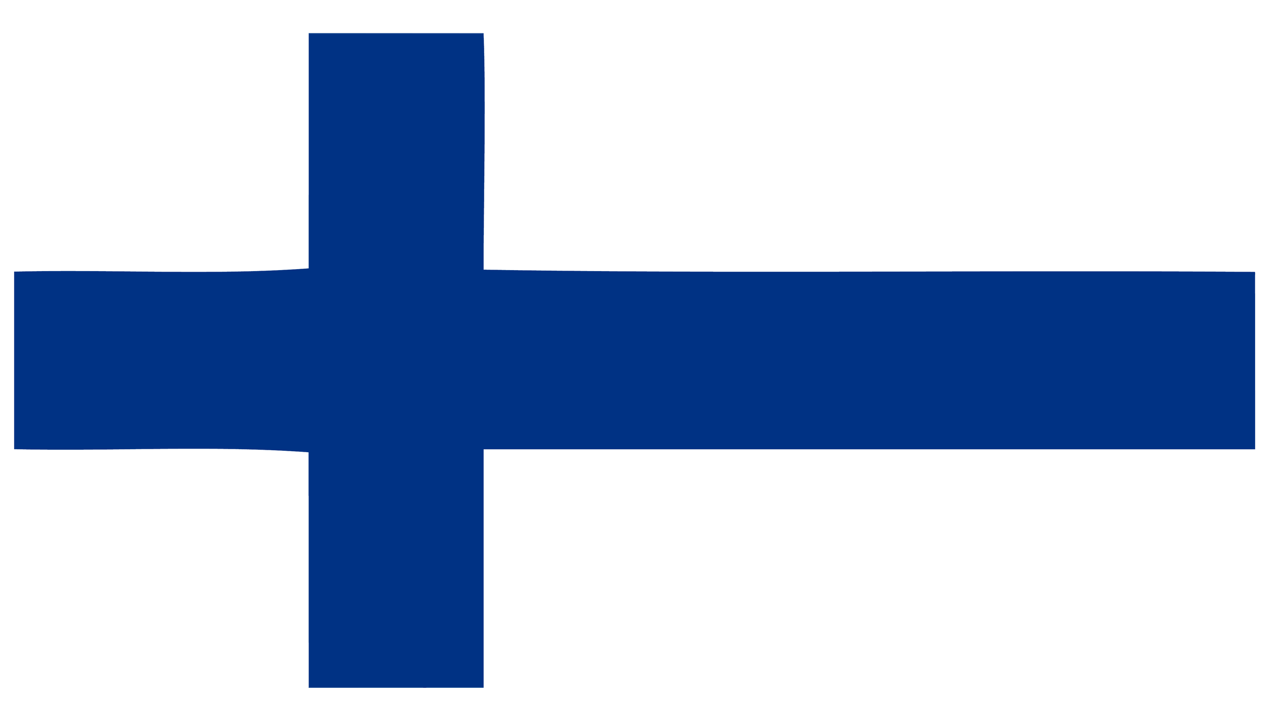 Bandera de Finlandia para servicios de traducción certificada.