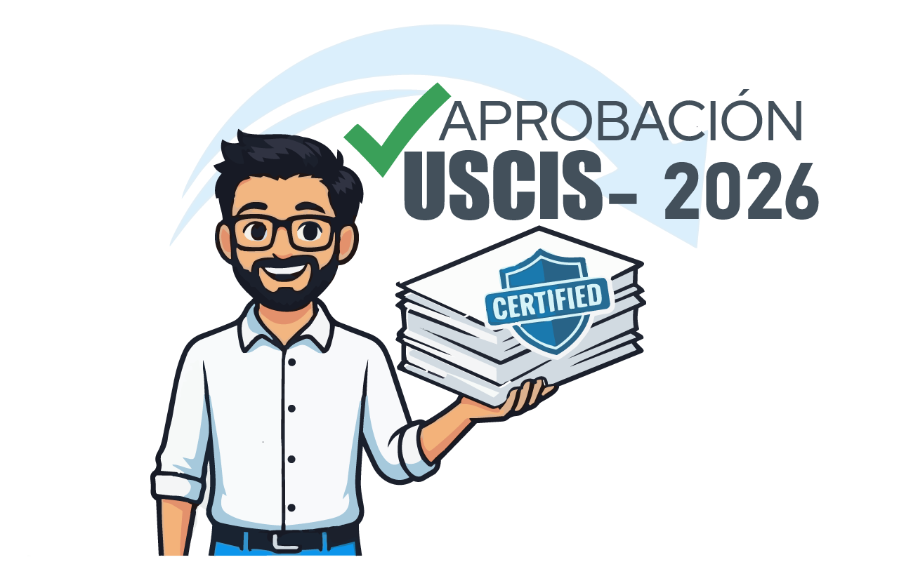 Traducción certificada para USCIS: requisitos, costo y cómo evitar el rechazo (Guía para 2026)