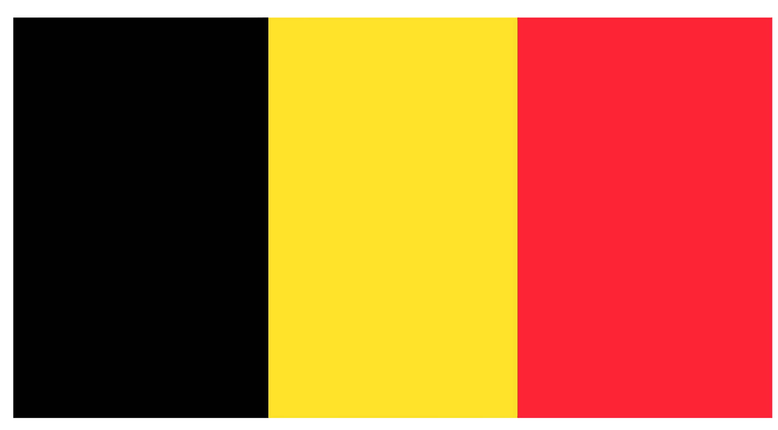 Bandera de Bélgica para servicios de traducción certificada.