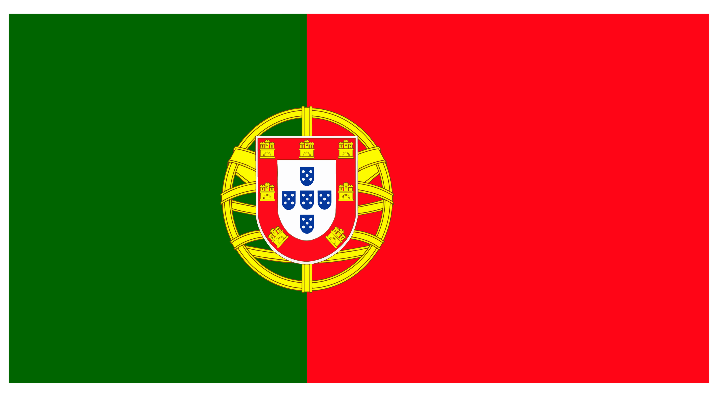 Portuguese Portugal flag for certified translation services.