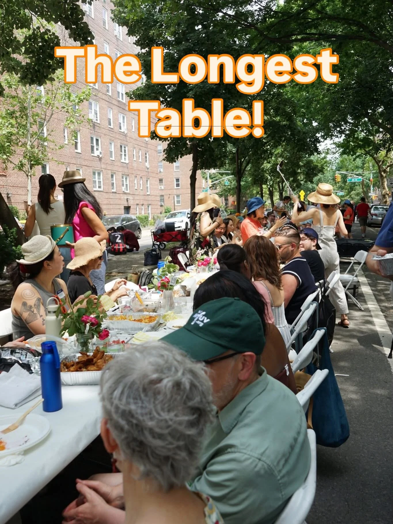 Along with Paseo Park, CM Krishnan&rsquo;s Office, Topaz Arts, the 34th Avenue Open Streets Coalition, and the Queens Chamber of Commerce, we were proud to co-sponsor the Longest Table Event today.  It was a friendly way to bring people together, to 
