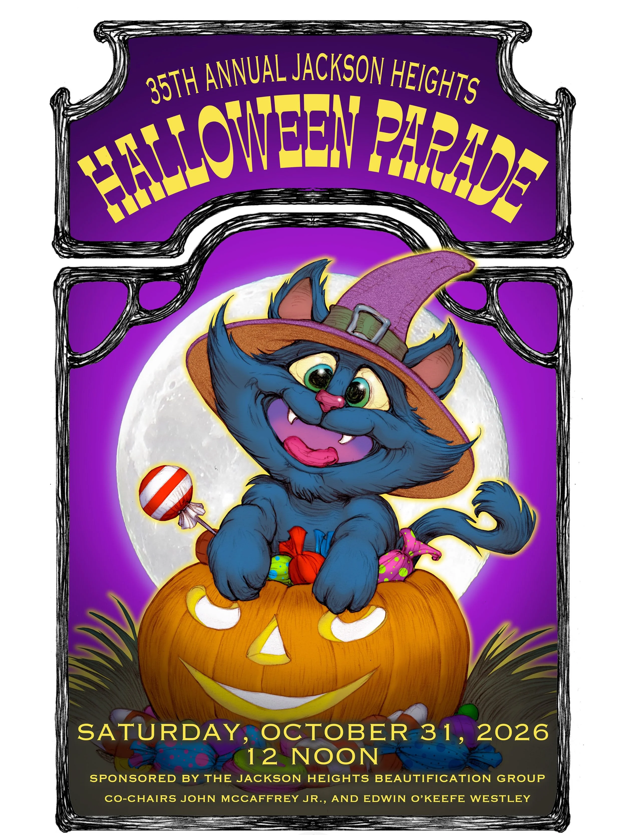 🎃👻 NYC&rsquo;S LARGEST CHILDREN&rsquo;S HALLOWEEN PARADE IS BACK! 🍬🐈&zwj;⬛

Join us for the 35th Annual Jackson Heights Halloween Parade on Saturday, October 31, 2026!

One of New York City&rsquo;s largest Halloween celebrations&mdash;and widely 