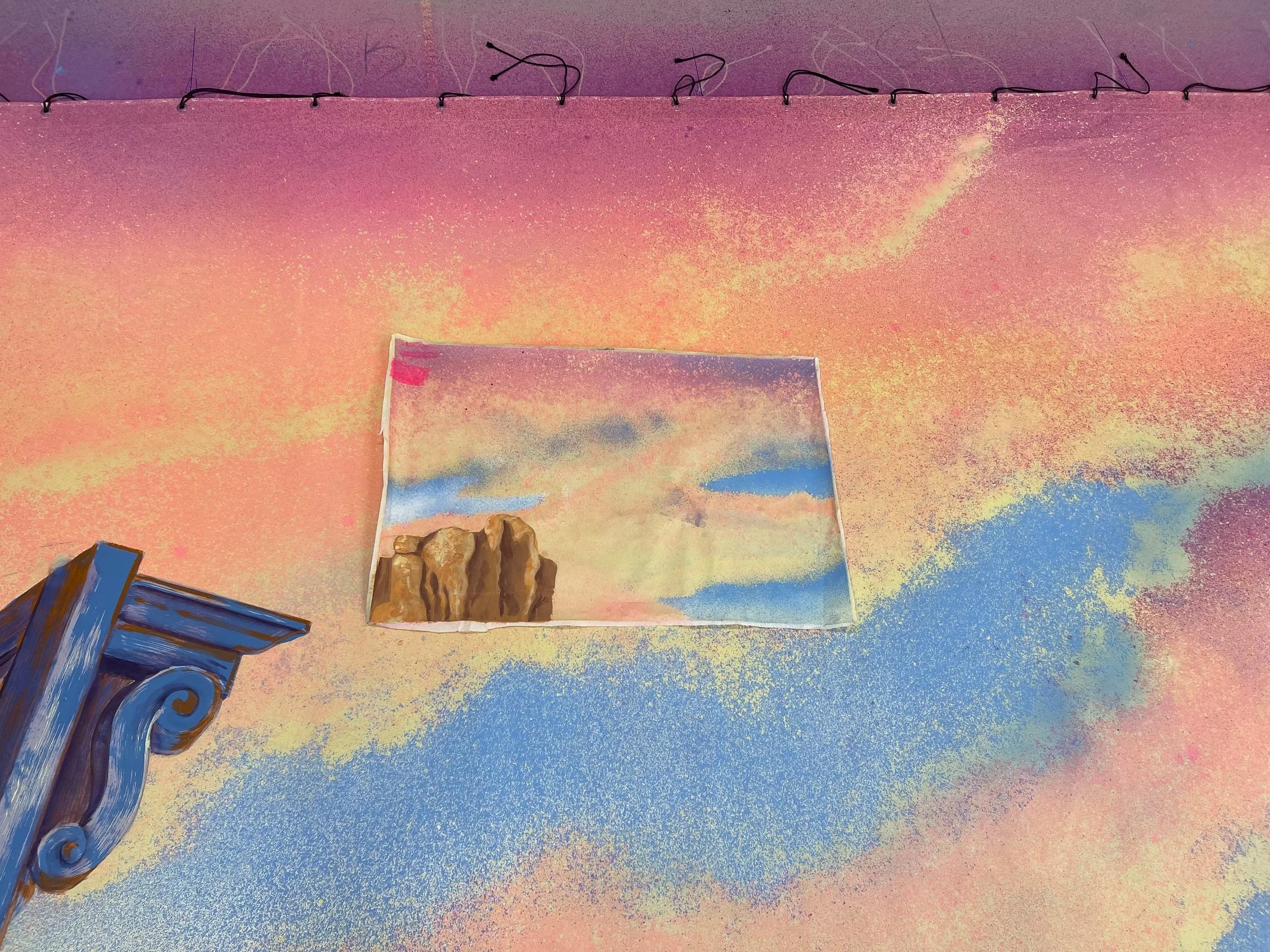 Kitty Litter Sky with Sample
