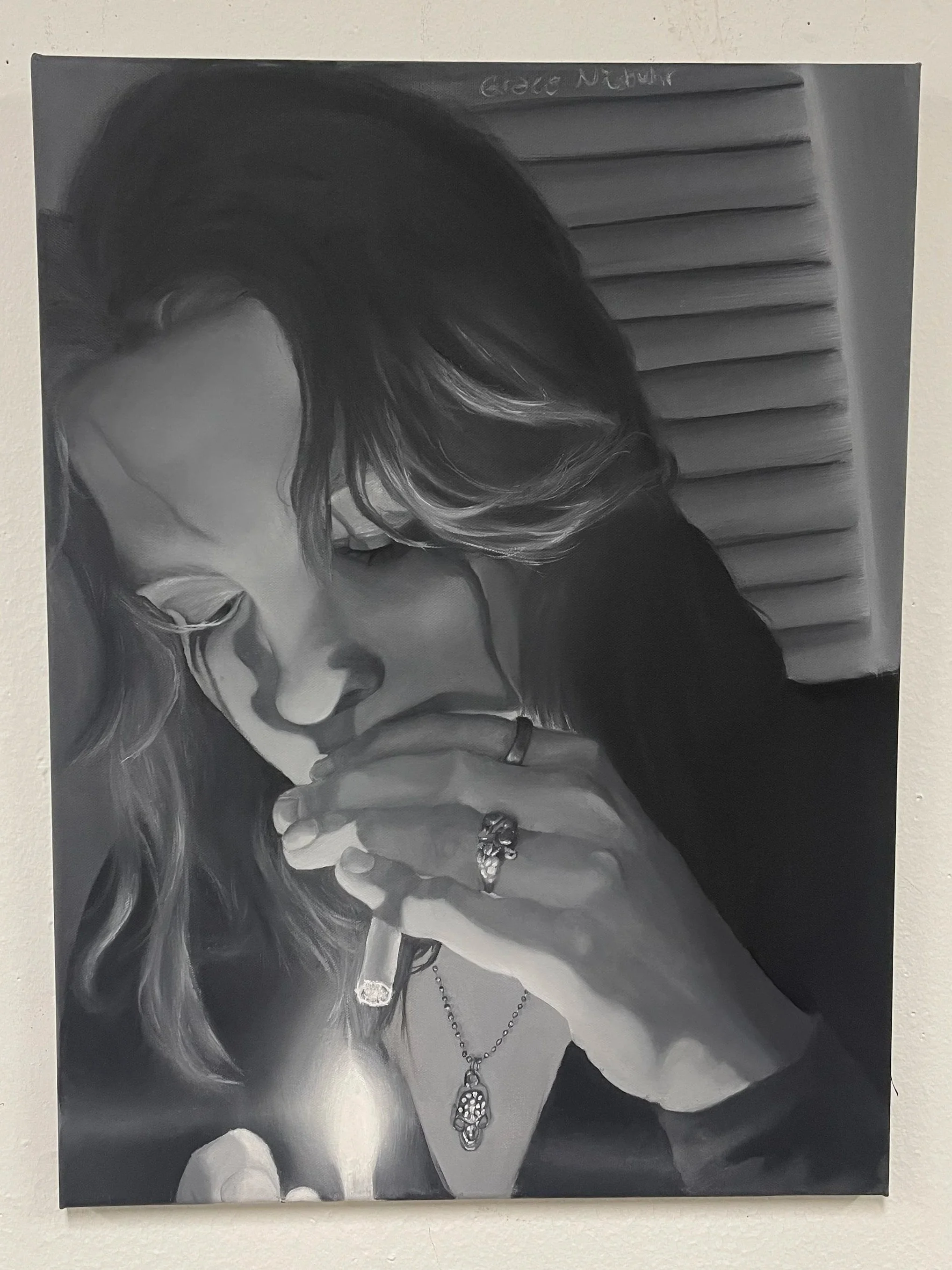 Self-Portrait; Oil on Canvas