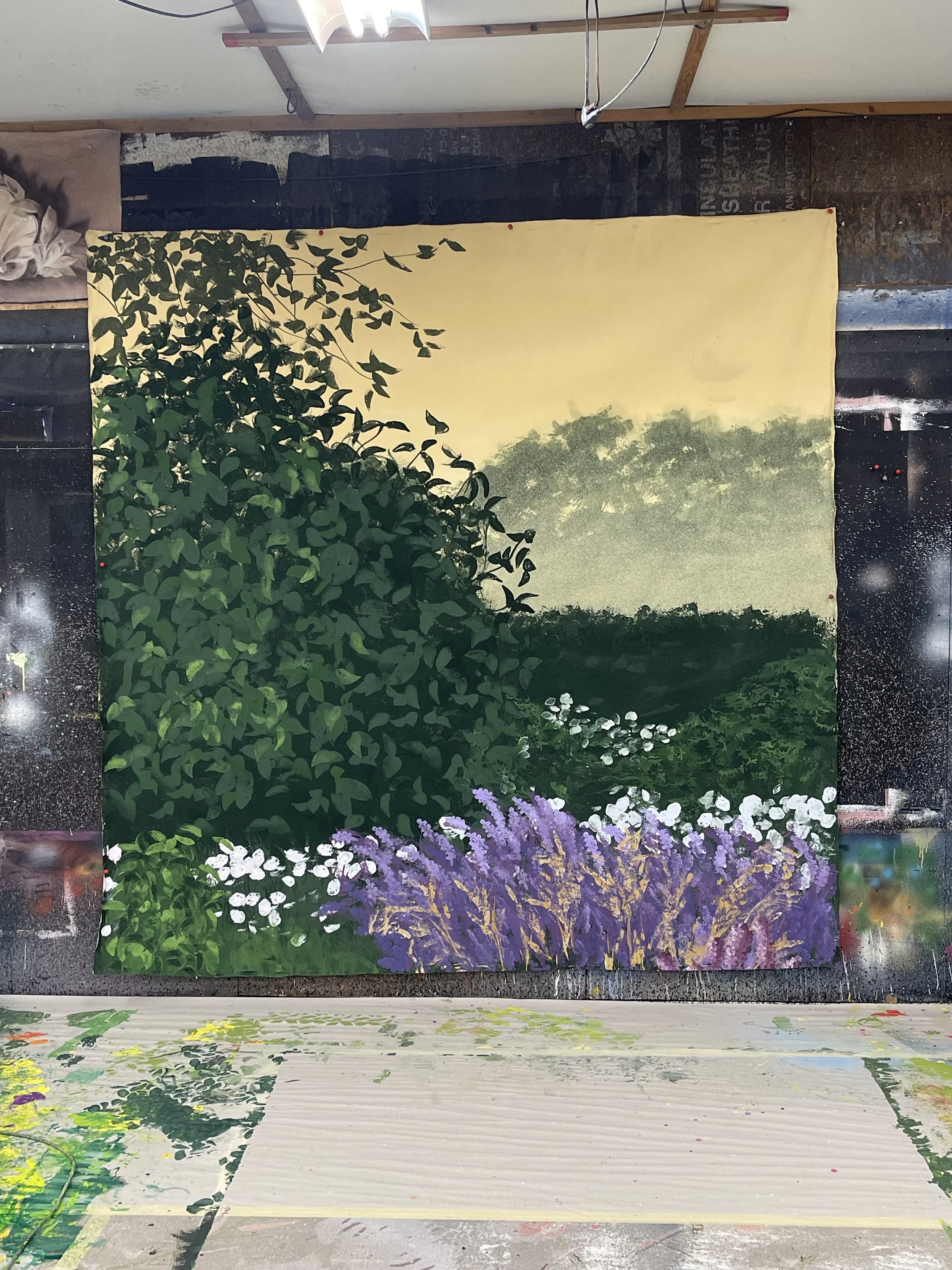 Foliage; 9' x 9'