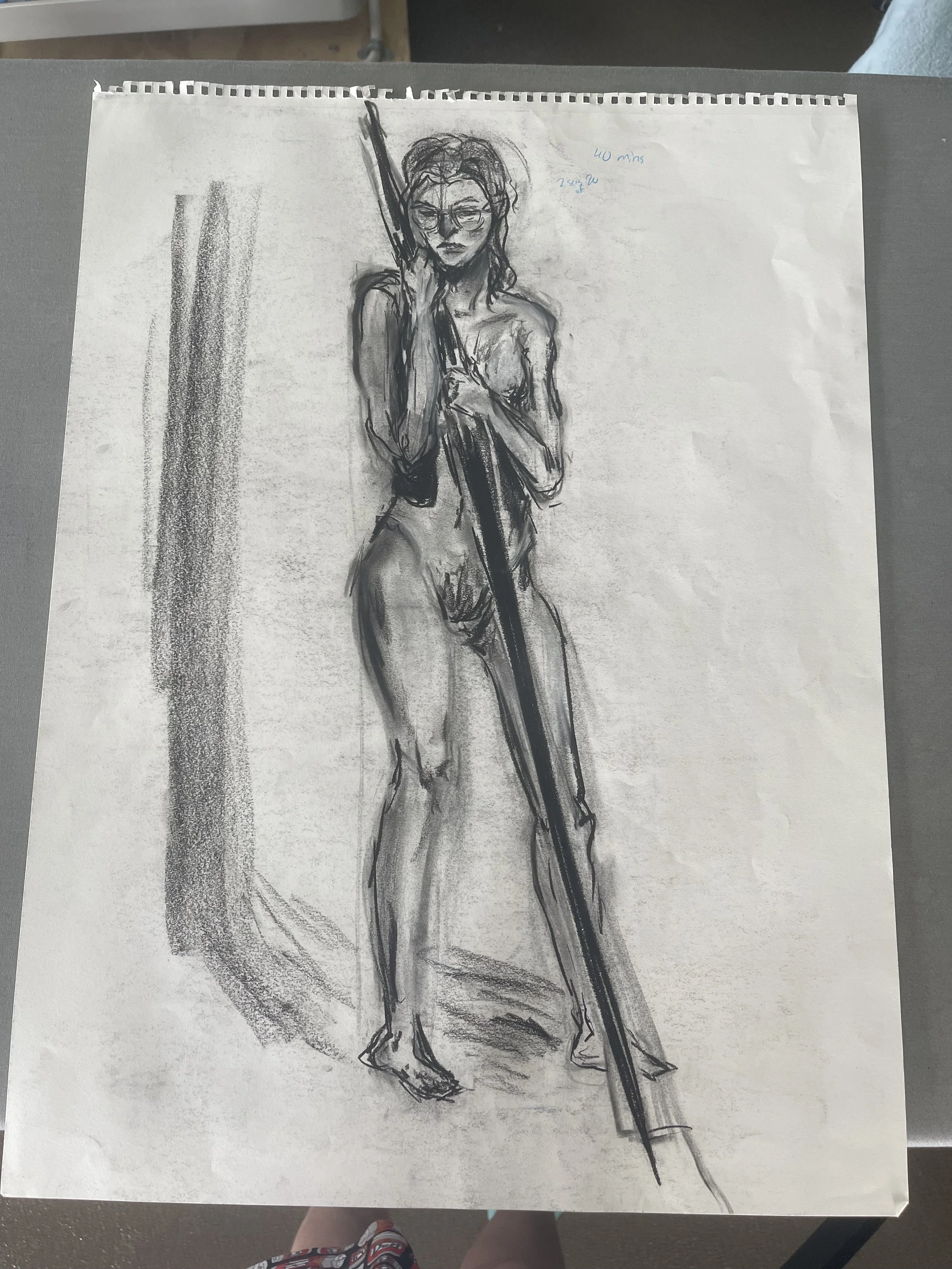 Figure Drawing; Charcoal